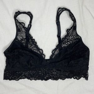 PINK VS Black Lace Bralette